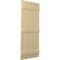 Ekena Millwork Americraft 5-Board, 3 Batten Exterior Real Wood Spaced Board-n-Batten Shutters, ARW401SB519X72NTH, PR ARW401SB519X72NTH - alternate 2
